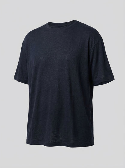 StealthFlex Oversized Slub Linen Tee