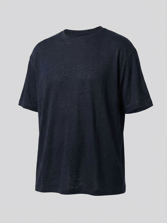 StealthFlex Oversized Slub Linen Tee